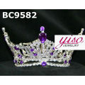 Tiaras de conception cristalline pourpre